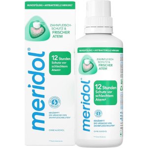 12小时口气清新！meridol 漱口水 400ml