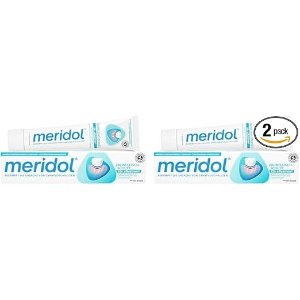 平均€3.69/支；有效对抗牙菌斑细菌meridol 牙膏 75ml*2支