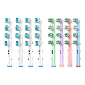 32个装：平均仅€0.76/个！分成人、儿童款>>兼容 Oral-B 替换刷头