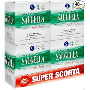 突降！随时调！！平均€0.27/片！超柔软！纯棉夜用卫生巾 48片装