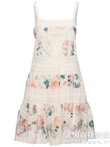 Zimmermann印花连衣裙