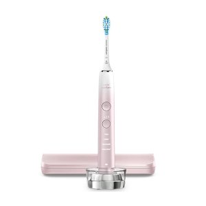 Philips绝美渐变樱花粉钻石亮白 9000 电动牙刷