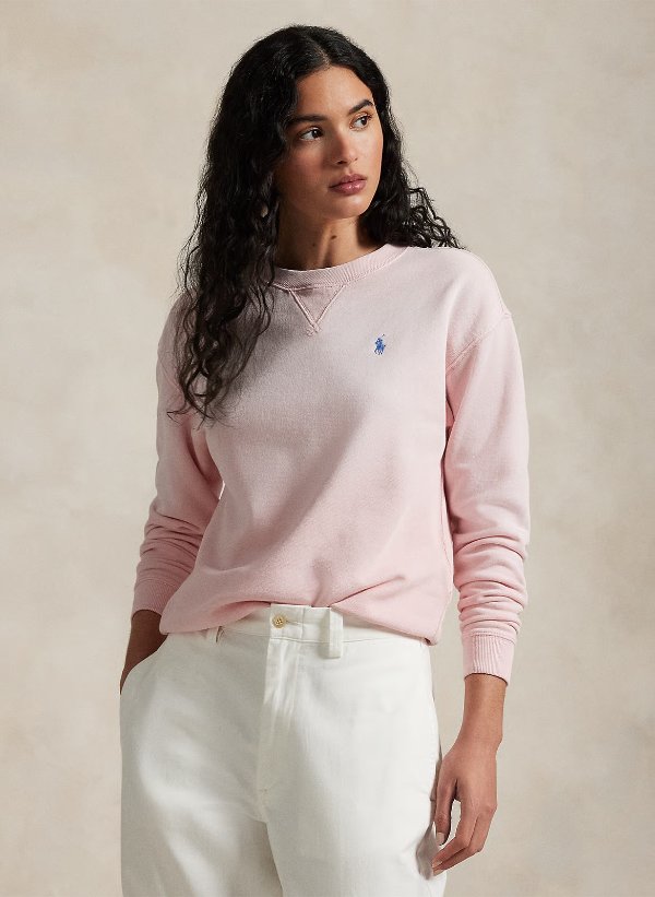 polo ralph lauren 樱花粉卫衣