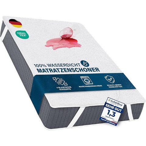 超多尺寸可选！防水但透气！可机洗防水床垫保护套 90x200cm