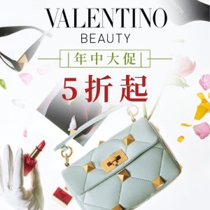 5折起！铆钉高跟鞋€510Valentino官网 夏季大促！新款绑带运动鞋、芭蕾鞋、包包等