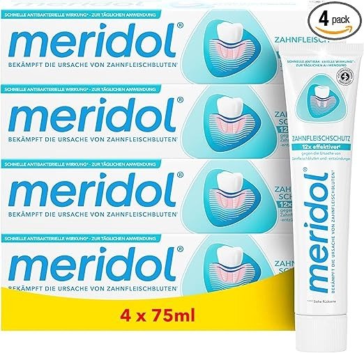 meridol 牙膏 75ml*4支