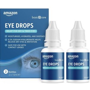 隐形眼镜护理液仅€4.8/瓶干眼星人的续命神器💧亚马逊自营 0.2%透明质酸钠眼药水
