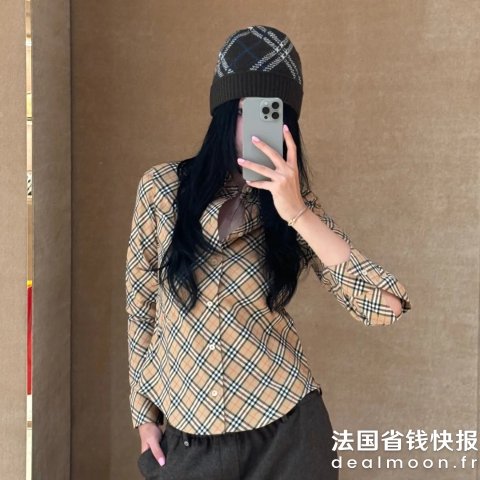 Burberry黑五立省100！格纹衬衫