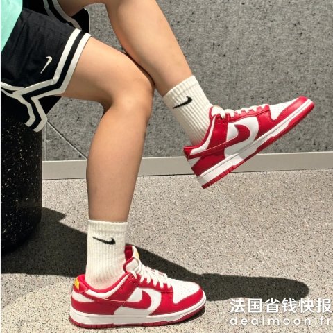 Nike@一只幸运羊Dunk 大学红