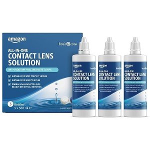 Amazon基础版，平均€4.8/瓶Basic Care 隐形眼镜护理液 360ml*3瓶