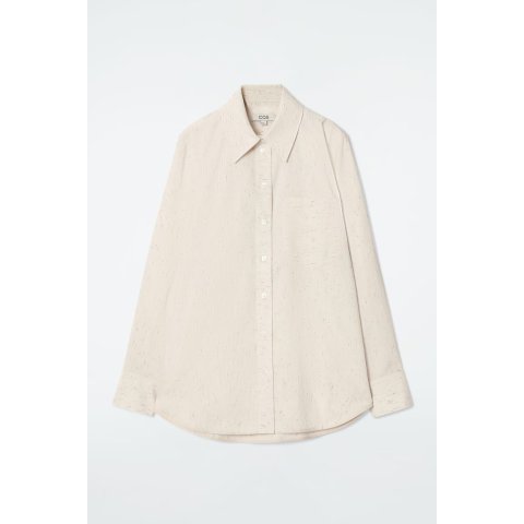 常规版型斑点棉质衬衫