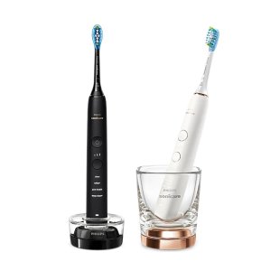 Philips平均€99/套，和队友一人来一套！钻石亮白 9000 电动牙刷 2套