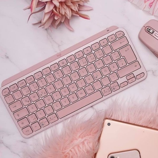 MX Keys Mini 无线键盘樱花粉