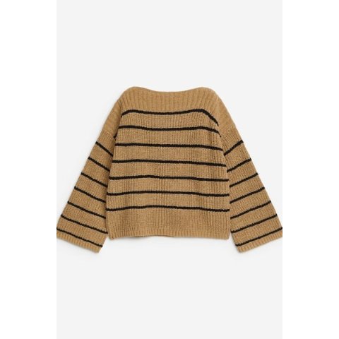 条纹针织衫