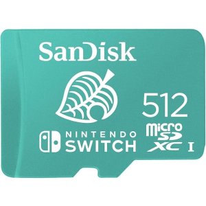 SanDisk512G，适合Nintendo SwitchmicroSDXC 储存卡