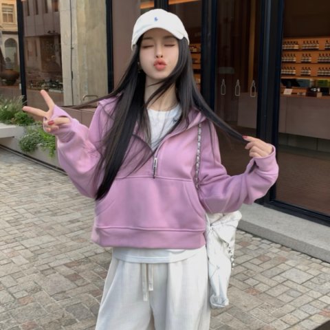 Lululemon@xulin studioScuba 半拉链卫衣