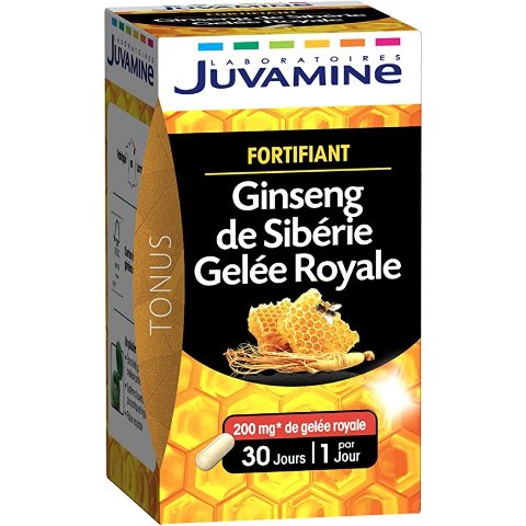 JUVAMINE 西伯利亚人参和蜂王浆胶囊 30粒