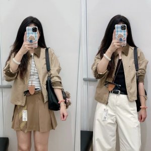 封面巴恩风外套€49.9Uniqlo 优衣库 返校季穿搭🤎Miu系可露丽半裙€29.9