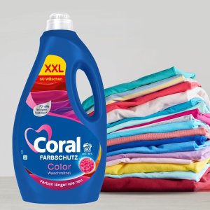 €9收3LCoral 留香洗衣液🌈彩衣“显色剂”来了！洗完像新买的一样亮！