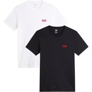Levis平均仅€15.98/件！L码logoT恤 2件