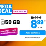 仅立省264欧！📱每月50GB 包月上网+免费电话/短信