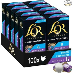 平均€0.24/杯L'Or 浓缩咖啡胶囊*100