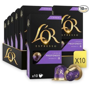 平均€0.26/杯L'Or 浓缩咖啡胶囊*100