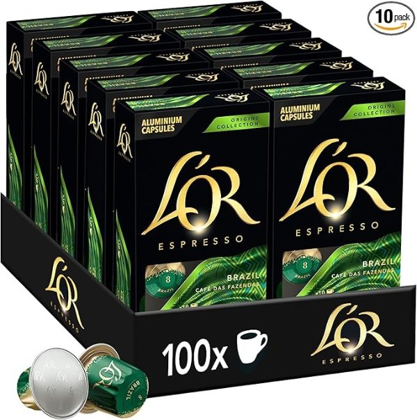 L'Or 浓缩咖啡胶囊*100
