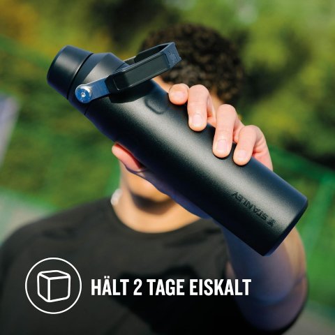 Stanley Iceflow 运动水壶 0.6L 黑色