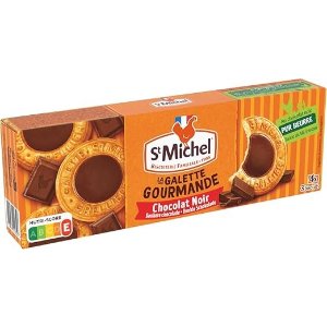 St Michel 黑巧饼干 121g