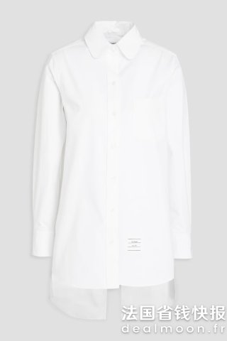 Thom Browne不对称白衬衫
