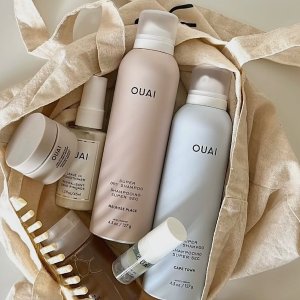 新品上市：OUAI 干发喷雾🪮一喷立马清爽出门 护发还得看它！