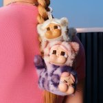 泡泡玛特 豹豹猫猫搪胶挂件 一提溜可爱猫猫萌化了