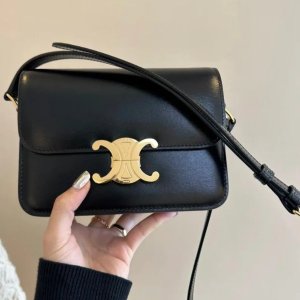 4折起 封图黑金box款€2165太猛了👂Celine 凯旋门包包跳崖价 老花方胖子仅€818