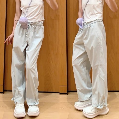 WovenAir Cinchable Cuff 高腰慢跑裤