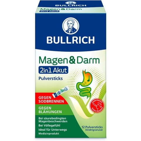 Bullrich 2合1肠胃粉 12包