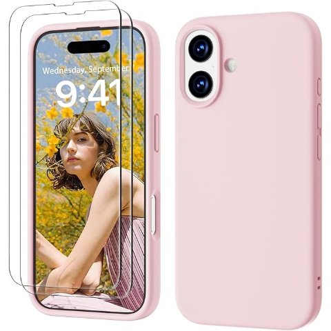 iPhone 17 硅胶保护壳（赠2片钢化膜）