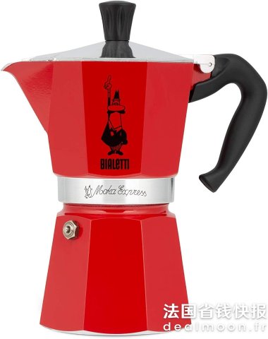 Bialetti 意式摩卡咖啡壶 红色 3杯量