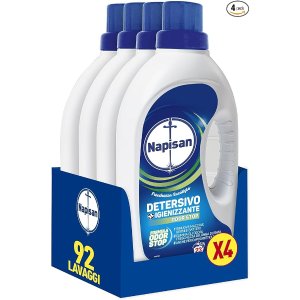 仅€3.19/瓶！闪促随时截止！Napisan 消毒洗衣液 1.15L*4瓶