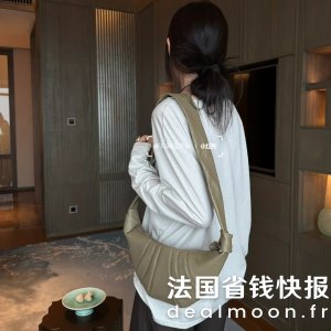 Lemaire浅色也好看 @多驴多Croissant 小号皮革单肩包