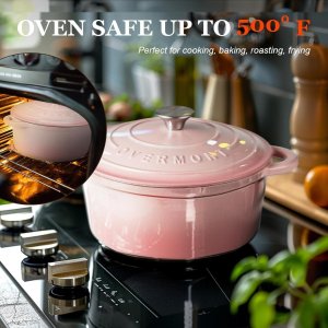 网一开抢：Overmont 铸铁锅 从明火到烤箱 一锅到底！