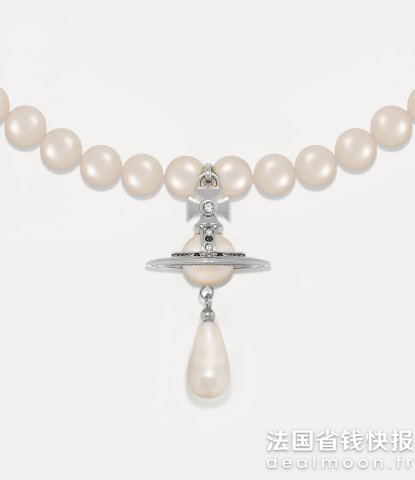 Vivienne Westwood配裙子绝了！泪滴珍珠choker
