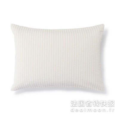 Muji4.7折！6色可选泡泡纱枕套 65x65cm
