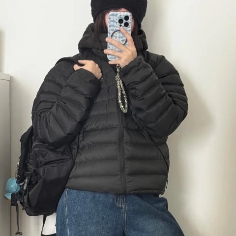 Cerium 女款连帽羽绒