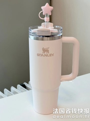 Stanley奶乎乎的浅粉色 @弯弯Vicky吸管水杯 1.2L / 40oz 