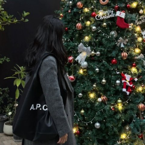 A.P.C.@魚yy_Ninon 黑色手提袋