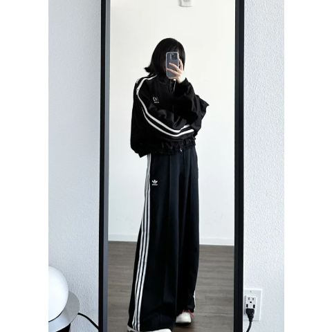 adidas Originals阔腿运动裤