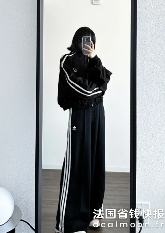 adidas Originals阔腿运动裤