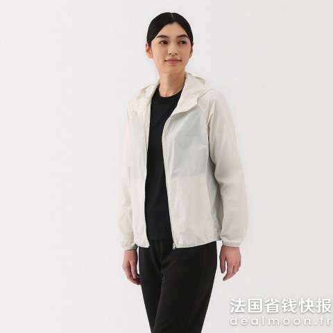 Muji3色可选防水连帽外套