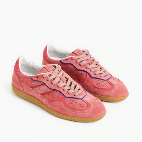 =alohas 粉色涂鸦德训鞋